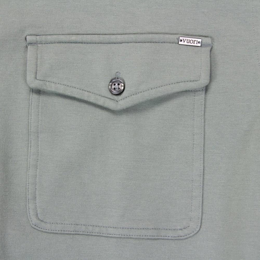 Vuori Men's Button-Up Workshirt in Sage - Picture 4 of 10